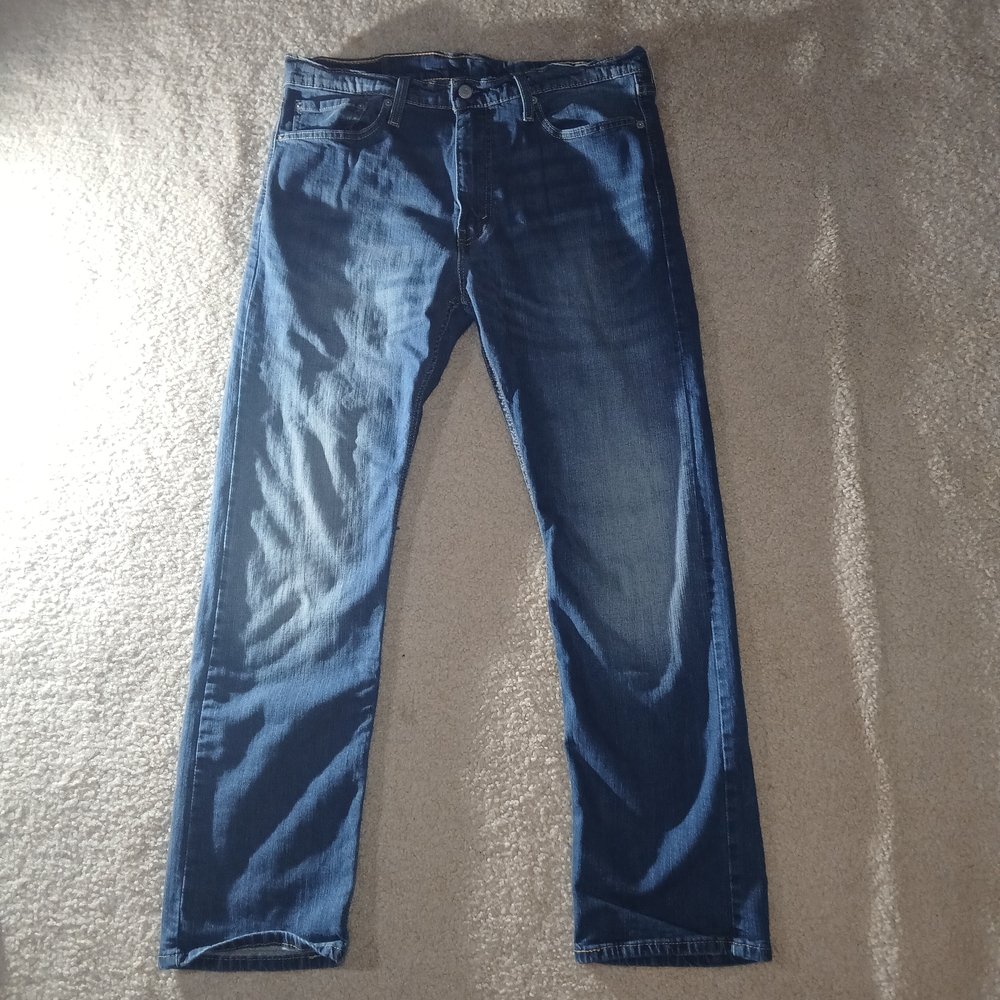 Levi's Men's Medium Wash Straight Leg Jeans 34x30"